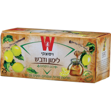 Чай с медом и лимоном Wissotzky 25 пакетиков